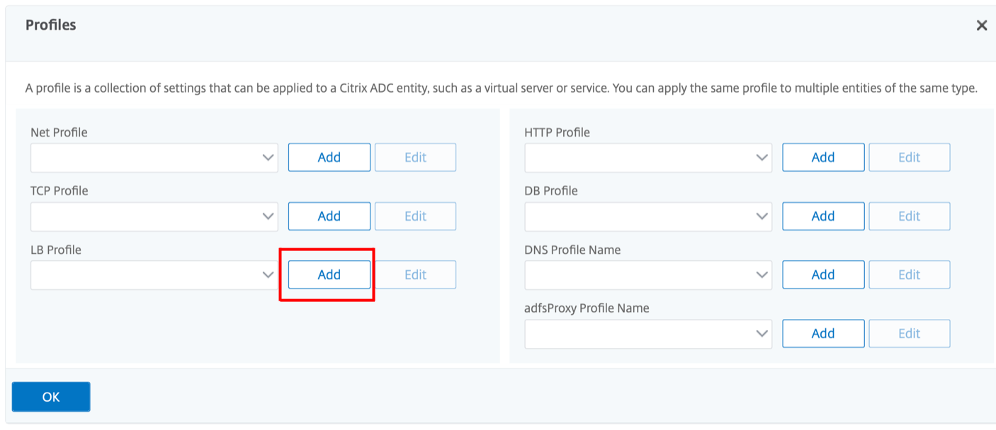 add profiles