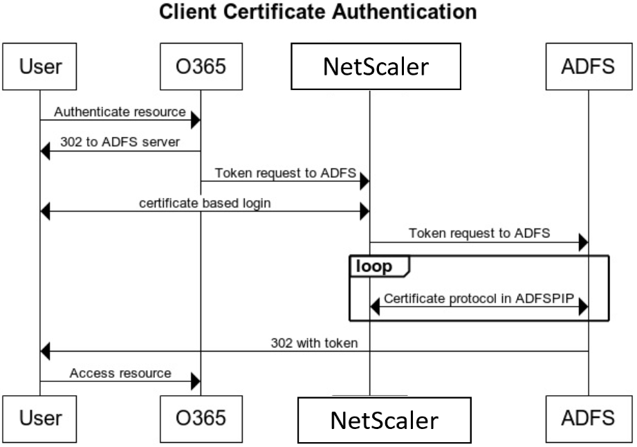 Client certificate authentication workflow