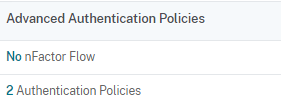 Advance auth policy
