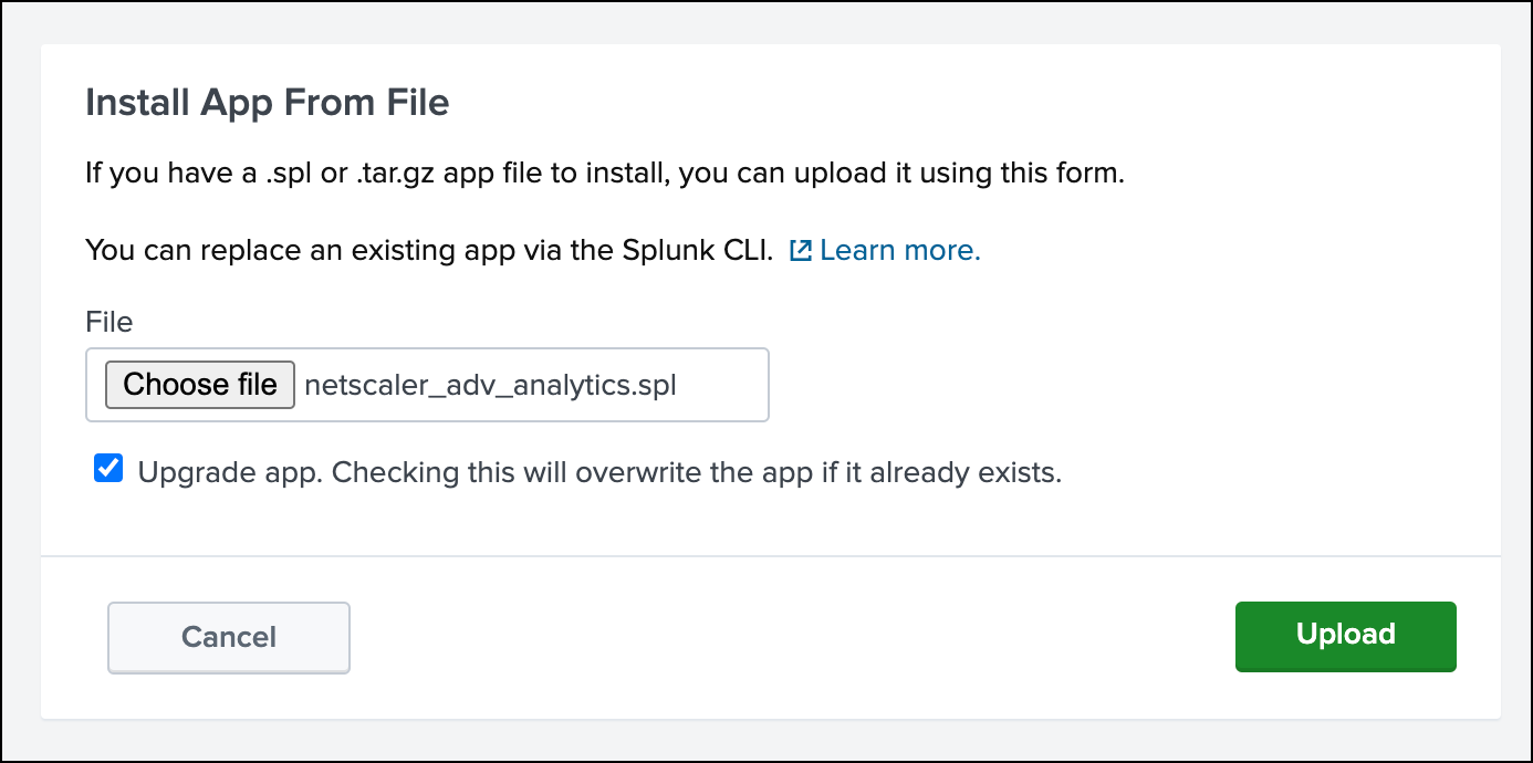 Install app from file