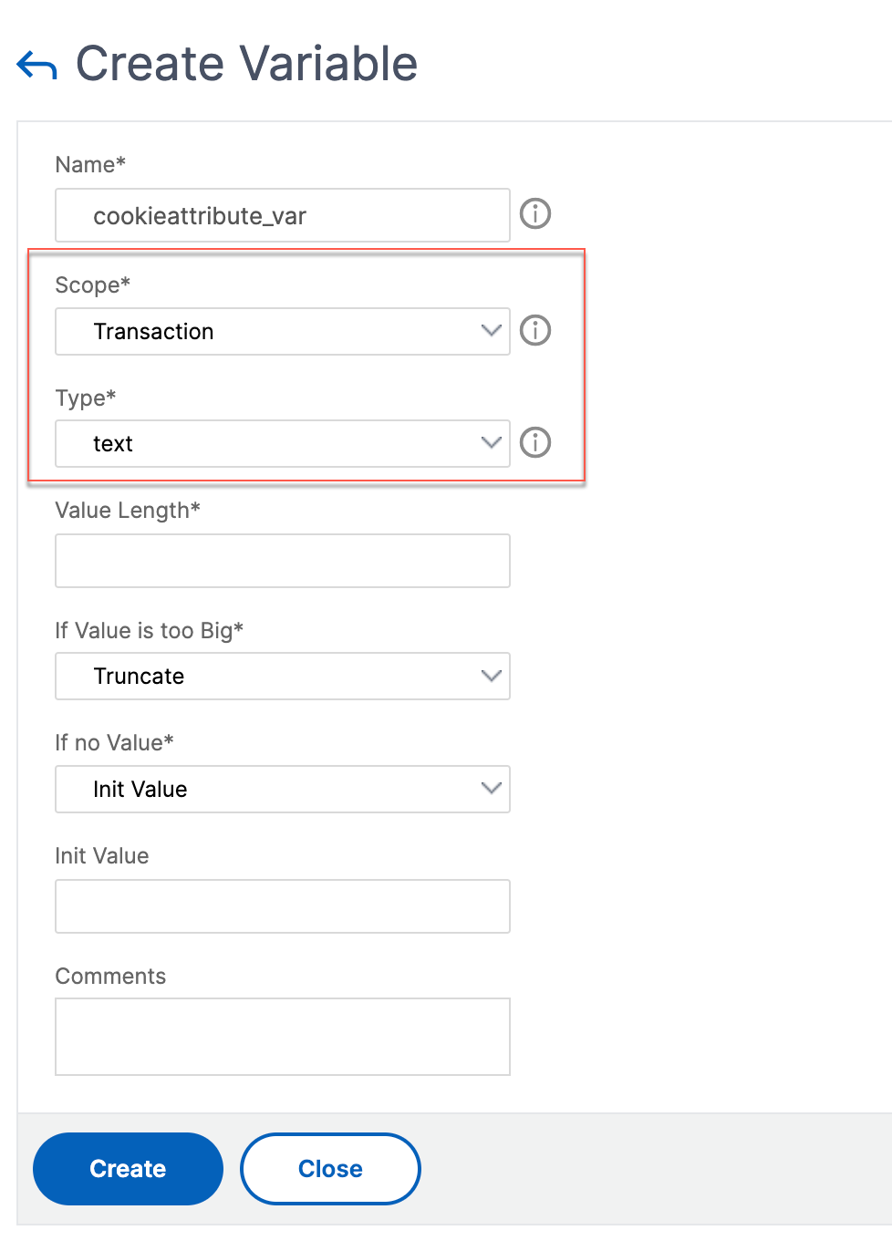 Create variable for ADC cookies