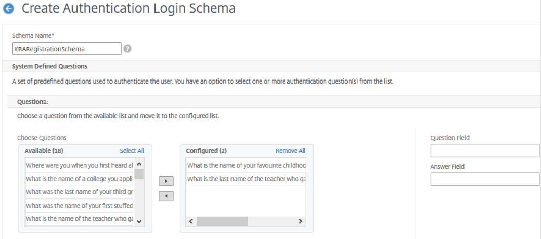 Schema name