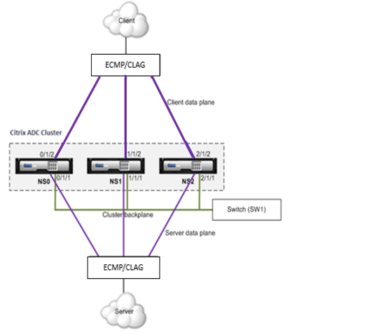 USIP mode cluster