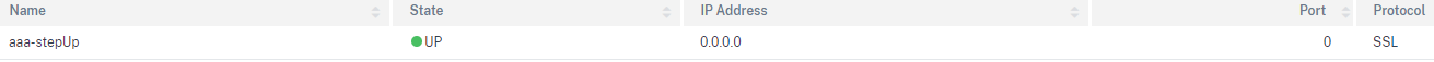 Load balancing virtual server