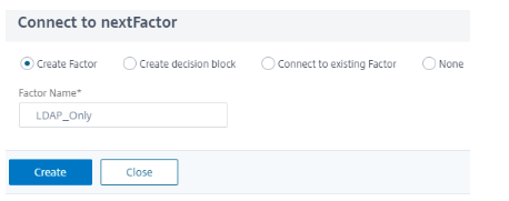 Agregar factor LDAP
