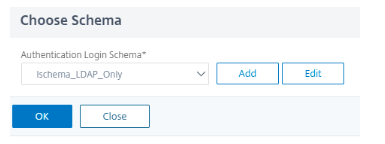 Elegir esquema LDAP