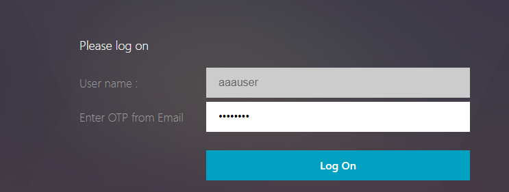 OTP from email
