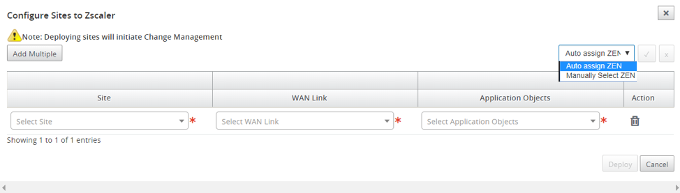Auto assign ZEN