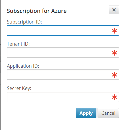 Azure Settings