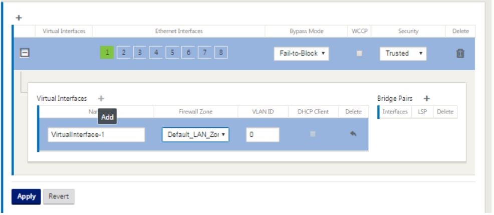 Virtual interface MCN