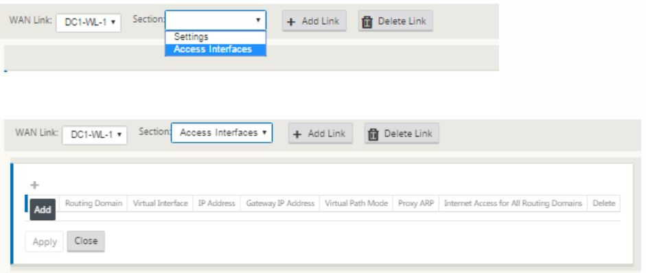 Access interface MCN