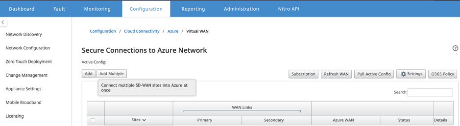 Add multiple links