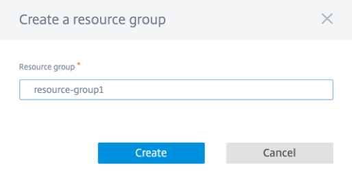 Crear grupo de recursos