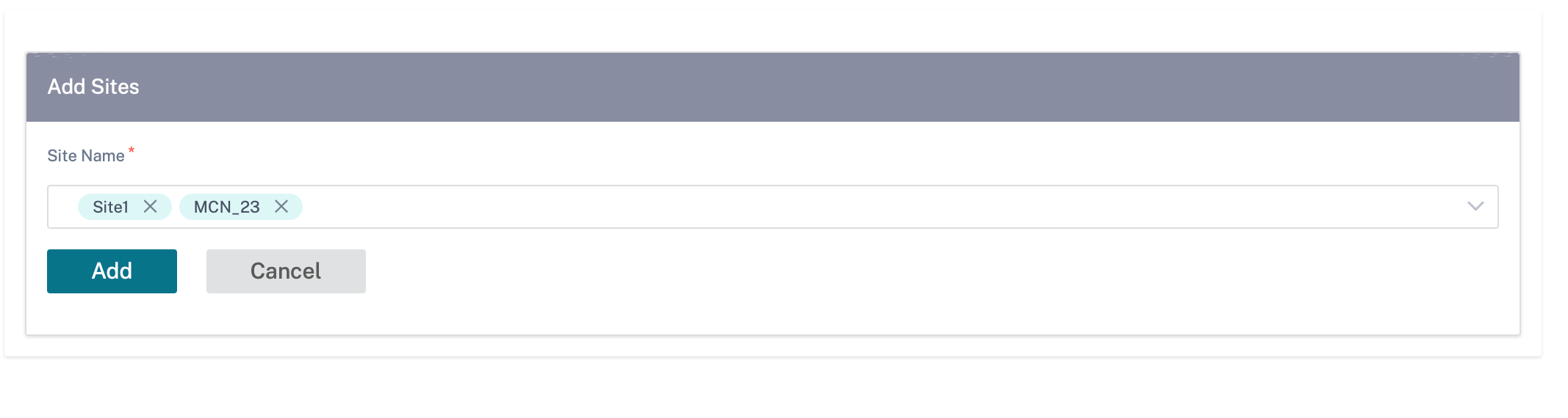 Add sites in cloud zero-touch deployment