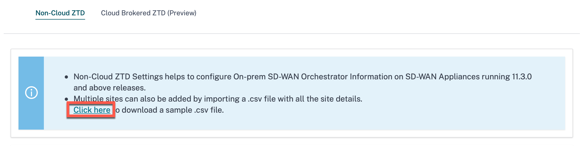 Download sample CSV file