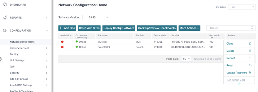 Network Config Home: Non-cloud zero-touch deployment 