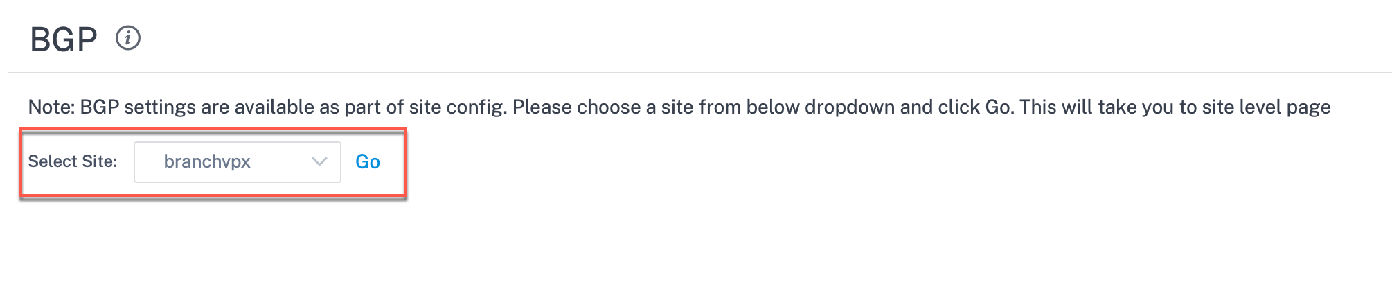 网络级 BGP 配置