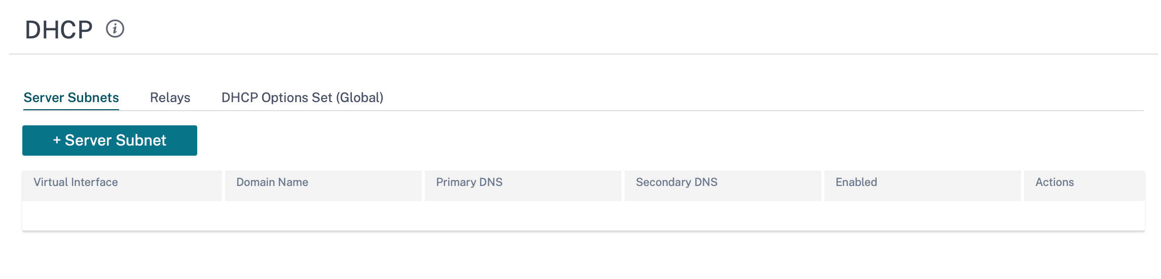 DHCP 配置