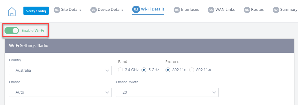 启用 WLAN