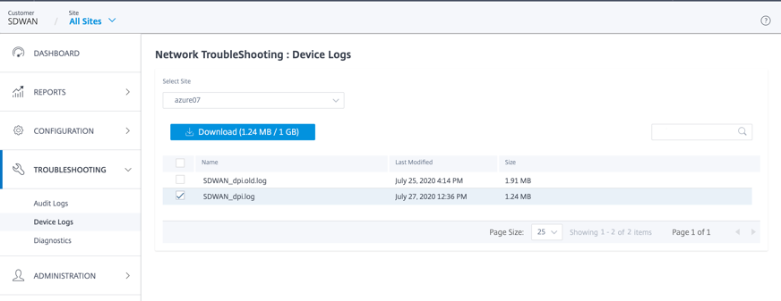 Gateway service troubleshooting