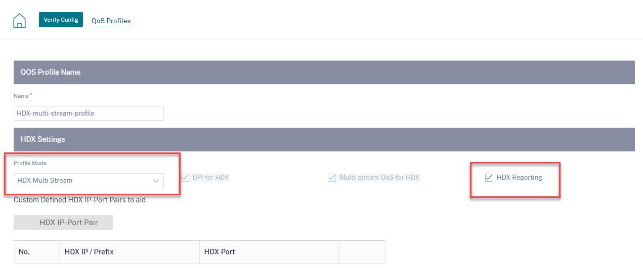 Standard HDX Multistream