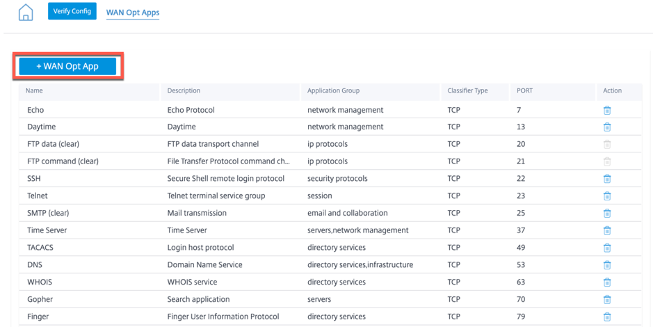 WAN optimization applications
