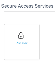 Zscaler settings