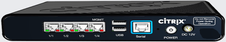 SD-WAN 110-SE 后面板