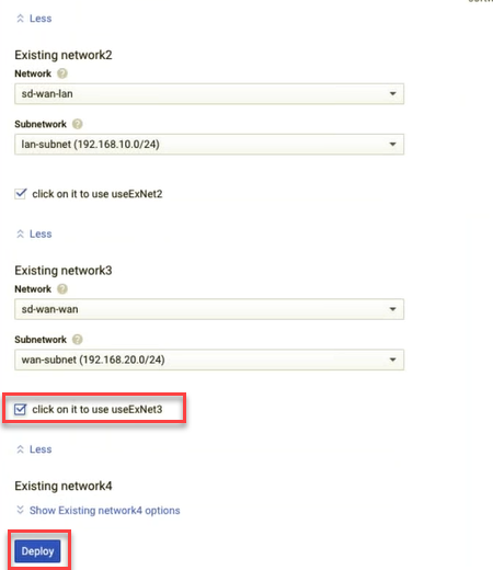 SD-WAN SE-Instanz erstellen