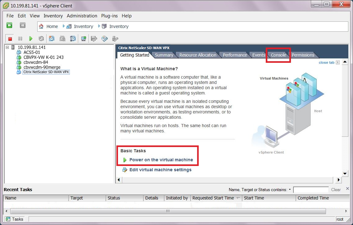 Introducción a la página de inventario de clientes de vSphere