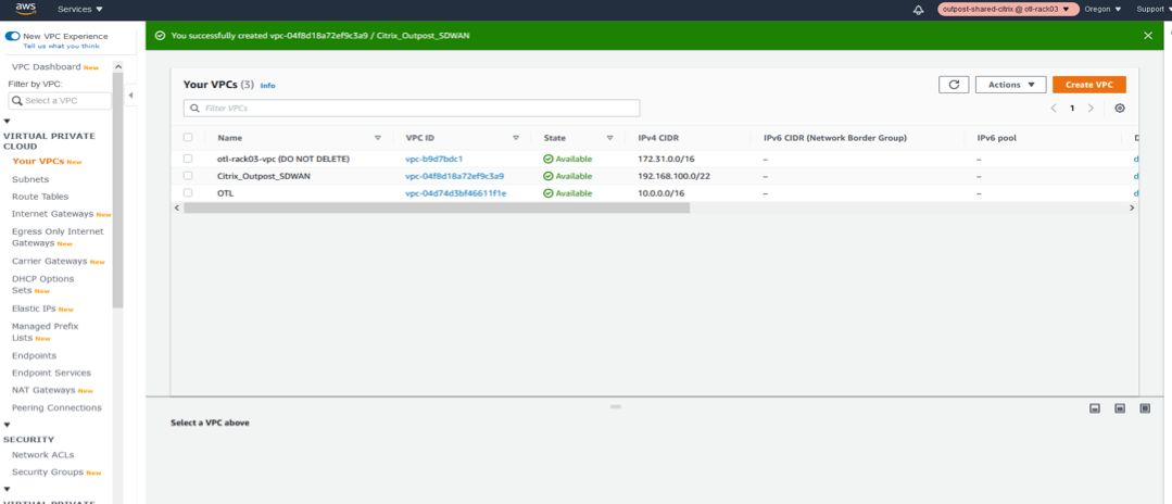 你的 VPC