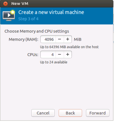 新規 VM