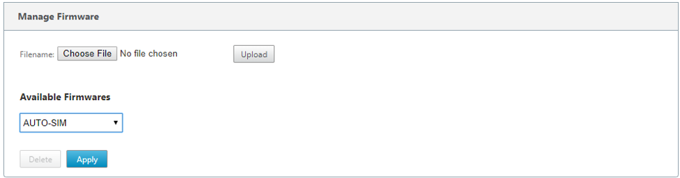 Firmware verwalten