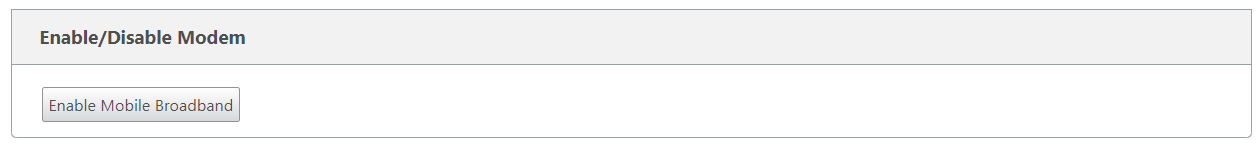 Modem aktivieren
