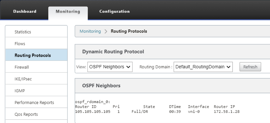 OSPF Nachbarn