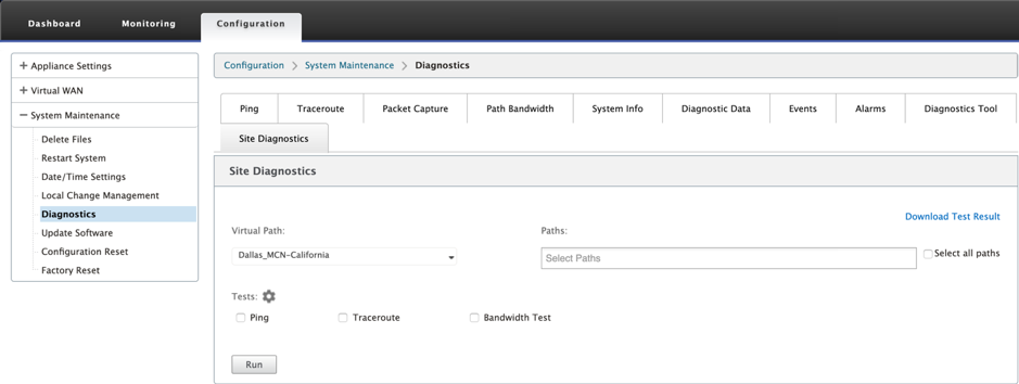 Site-Diagnose