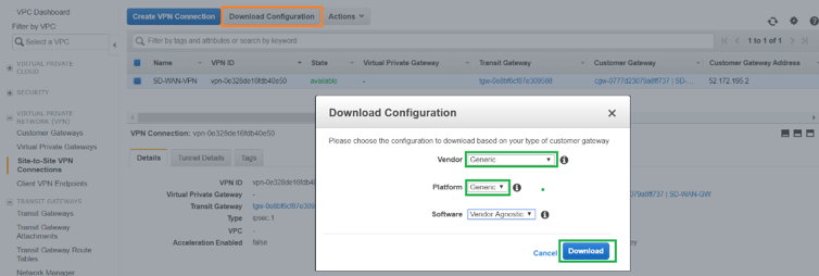 Download-Konfiguration