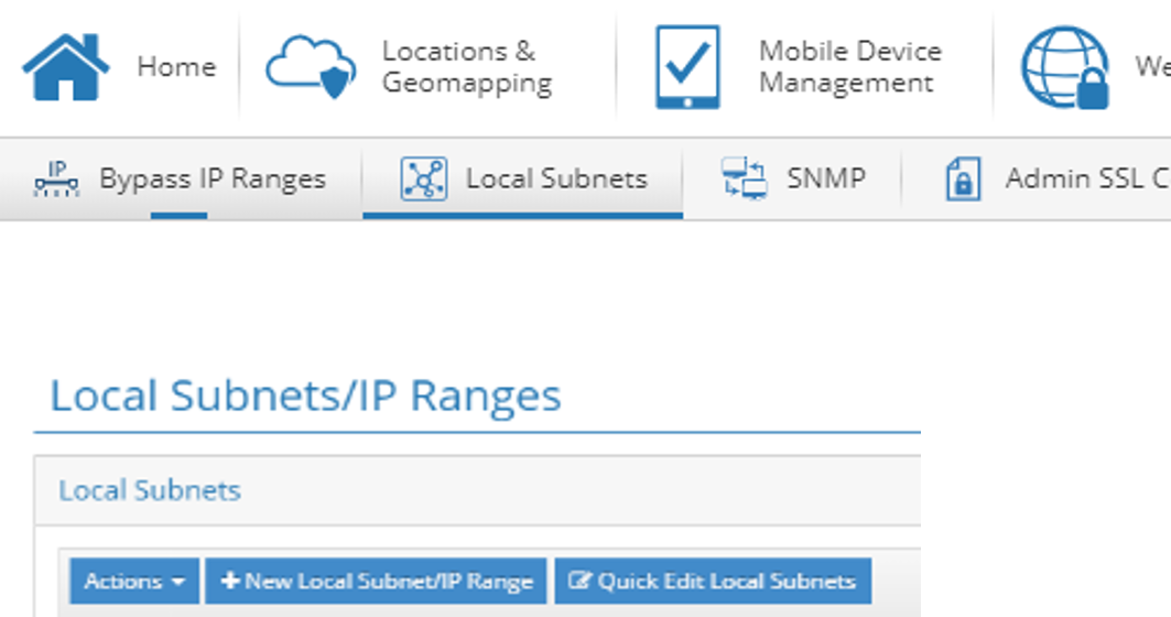 Lokales Subnetz