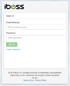 iboss Anmeldeinformationen