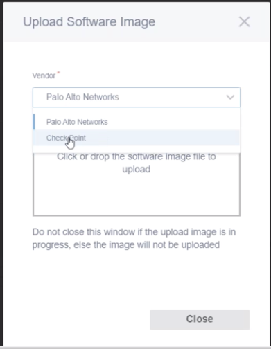 Imagen de software de punto de comprobación
