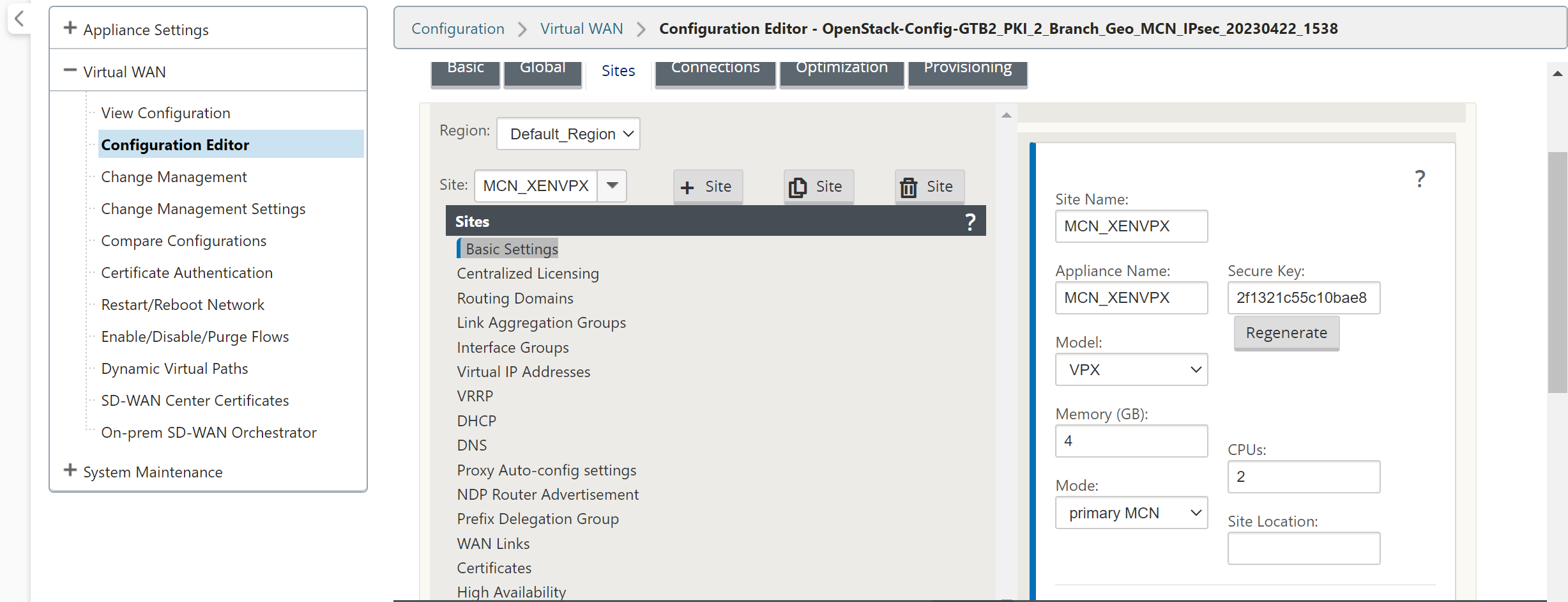 High availability for MCN