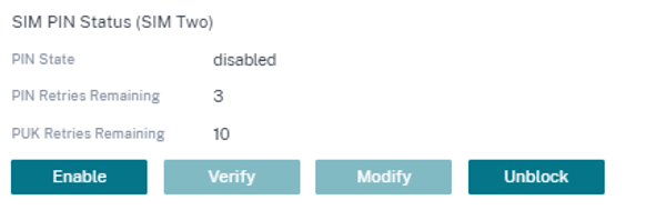 新的用户界面 SIM PIN 状态