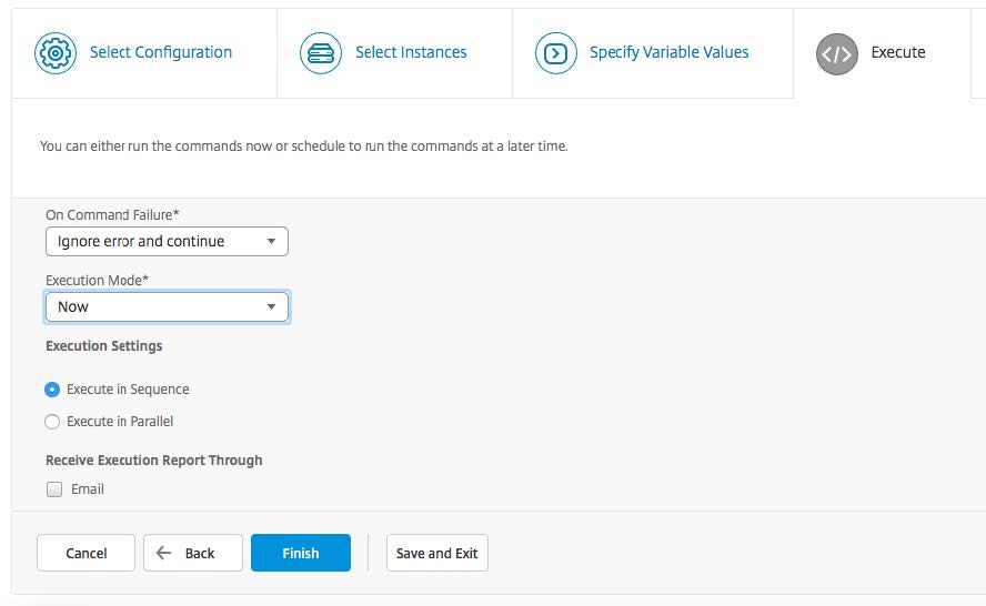 enregistrer la configuration