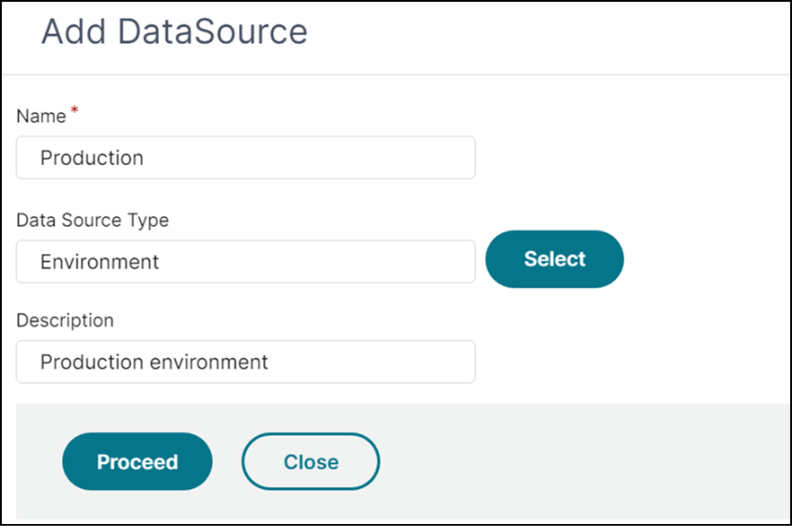 Custom data source