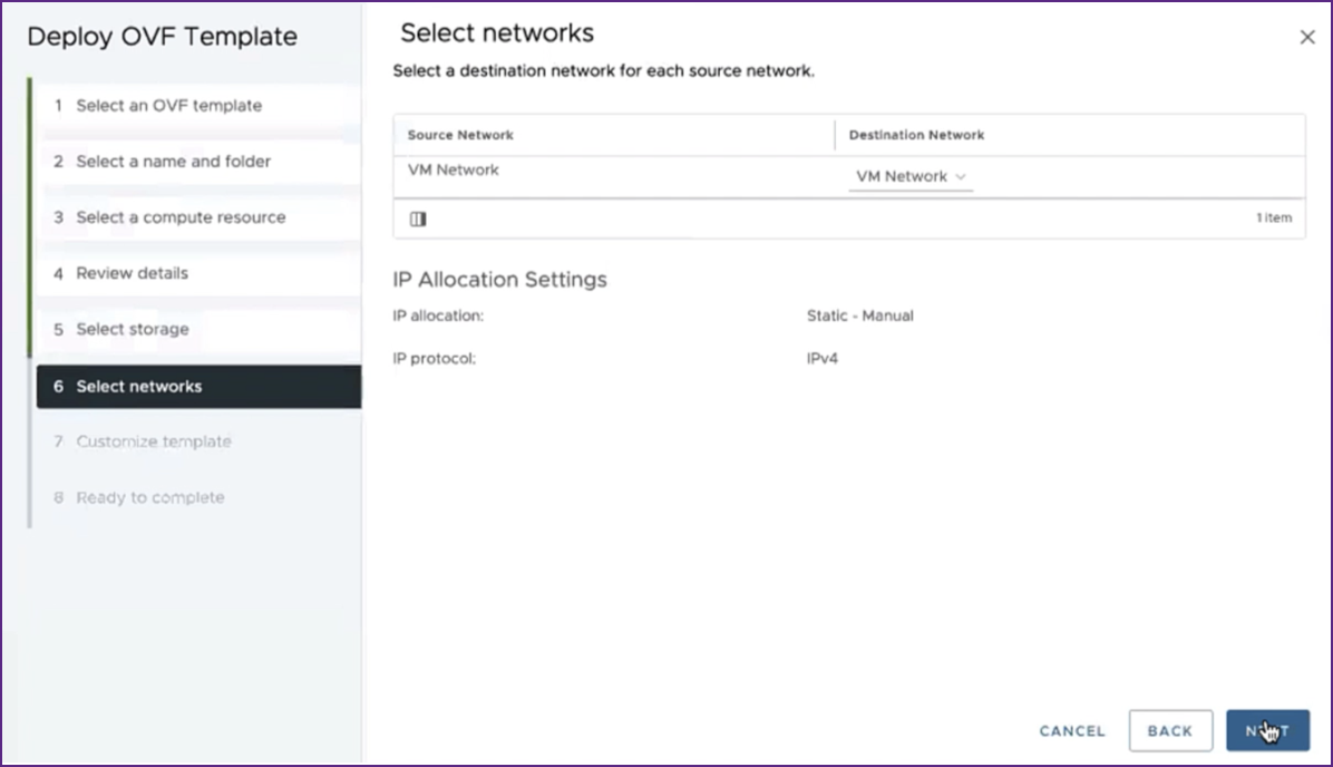 Select network