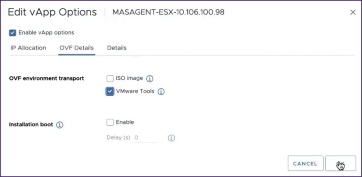 Configure settings