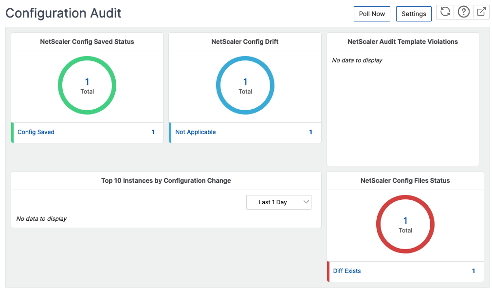 Configuration audit