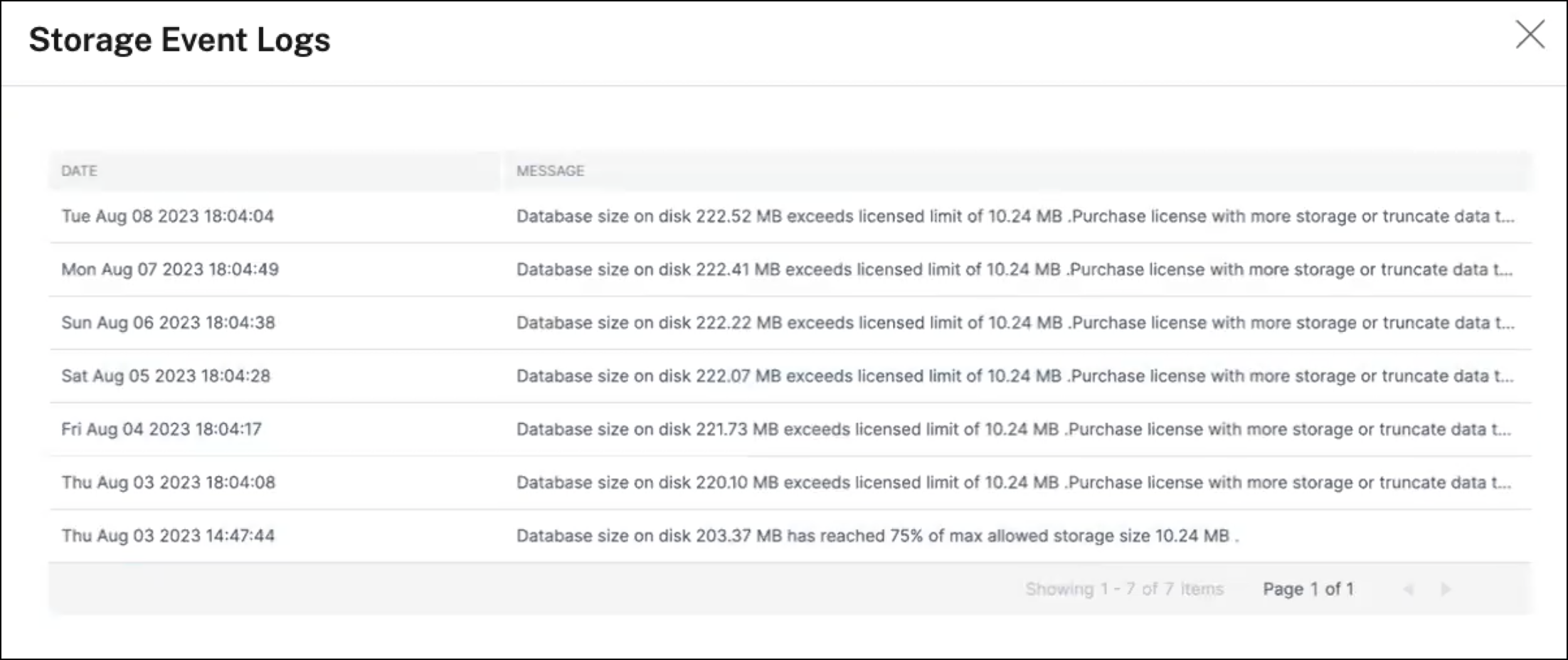 Feature logs