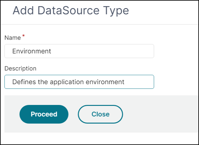 Data source type