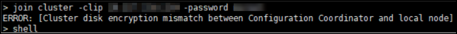 Join node error